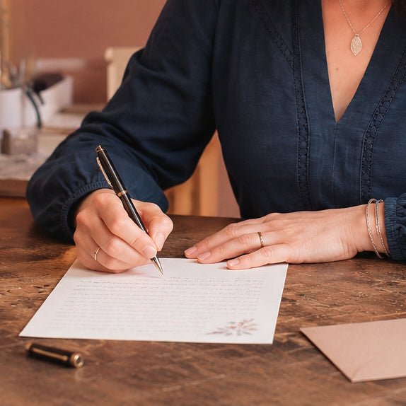 5 meaningful ways to remember dad - writing a letter