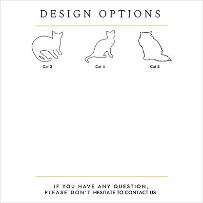 Cat outline engraving example – personalised wooden urn for cat ashes with engraved feline silhouette