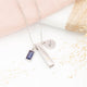 Personalised Bar Memorial Necklace | Memorial Gift