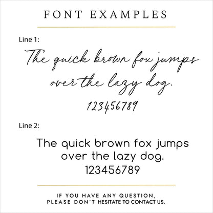 Engraving font choices for personalised pet ashes necklace – customise your memorial jewellery
