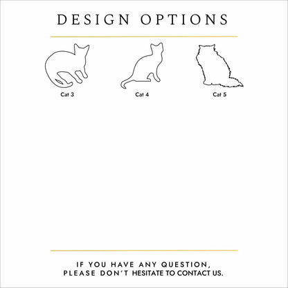 Cat outline engraving example – personalised wooden urn for cat ashes with engraved feline silhouette