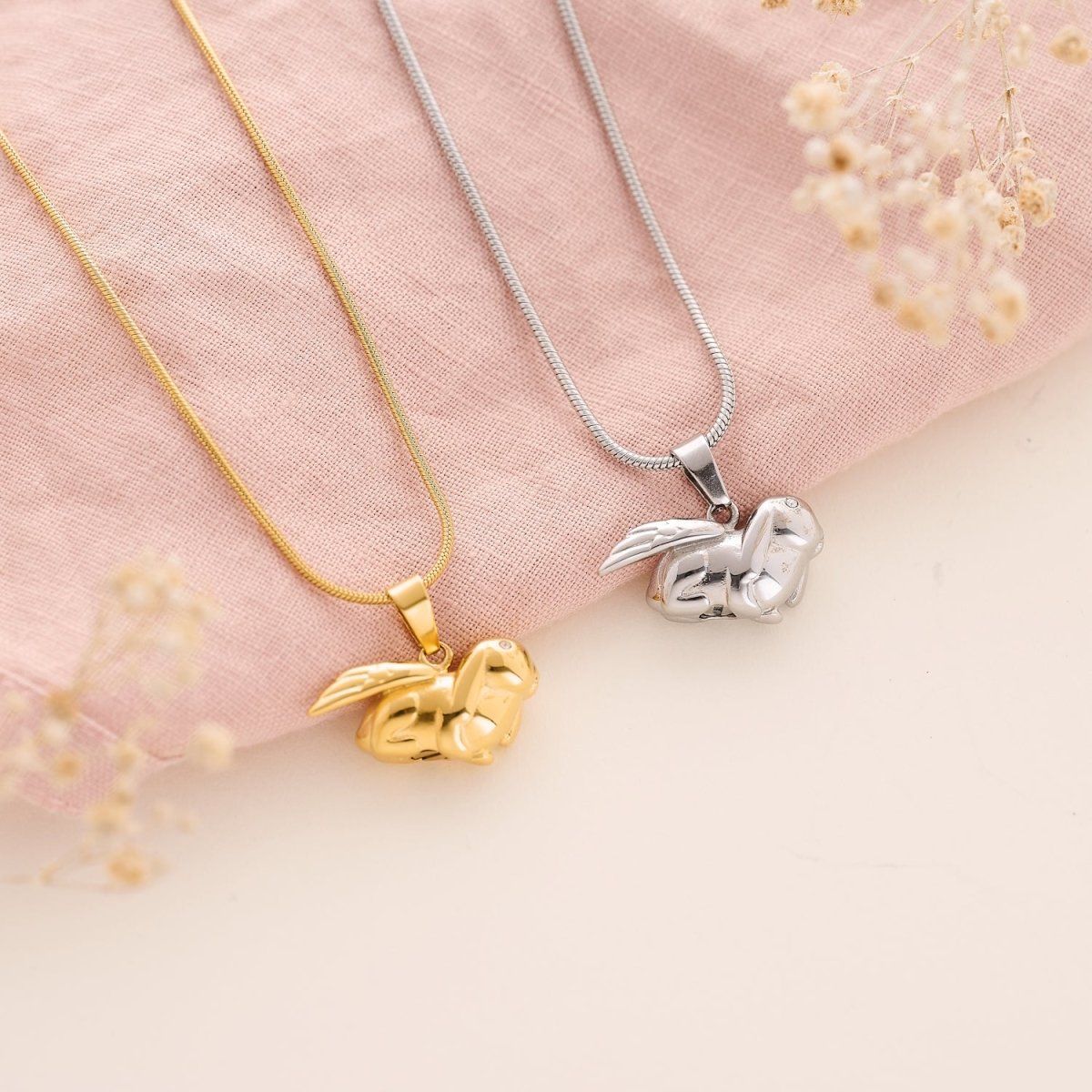 Rabbit Cremation Urn Necklace Pet Memorial Jewellery – Thicket
